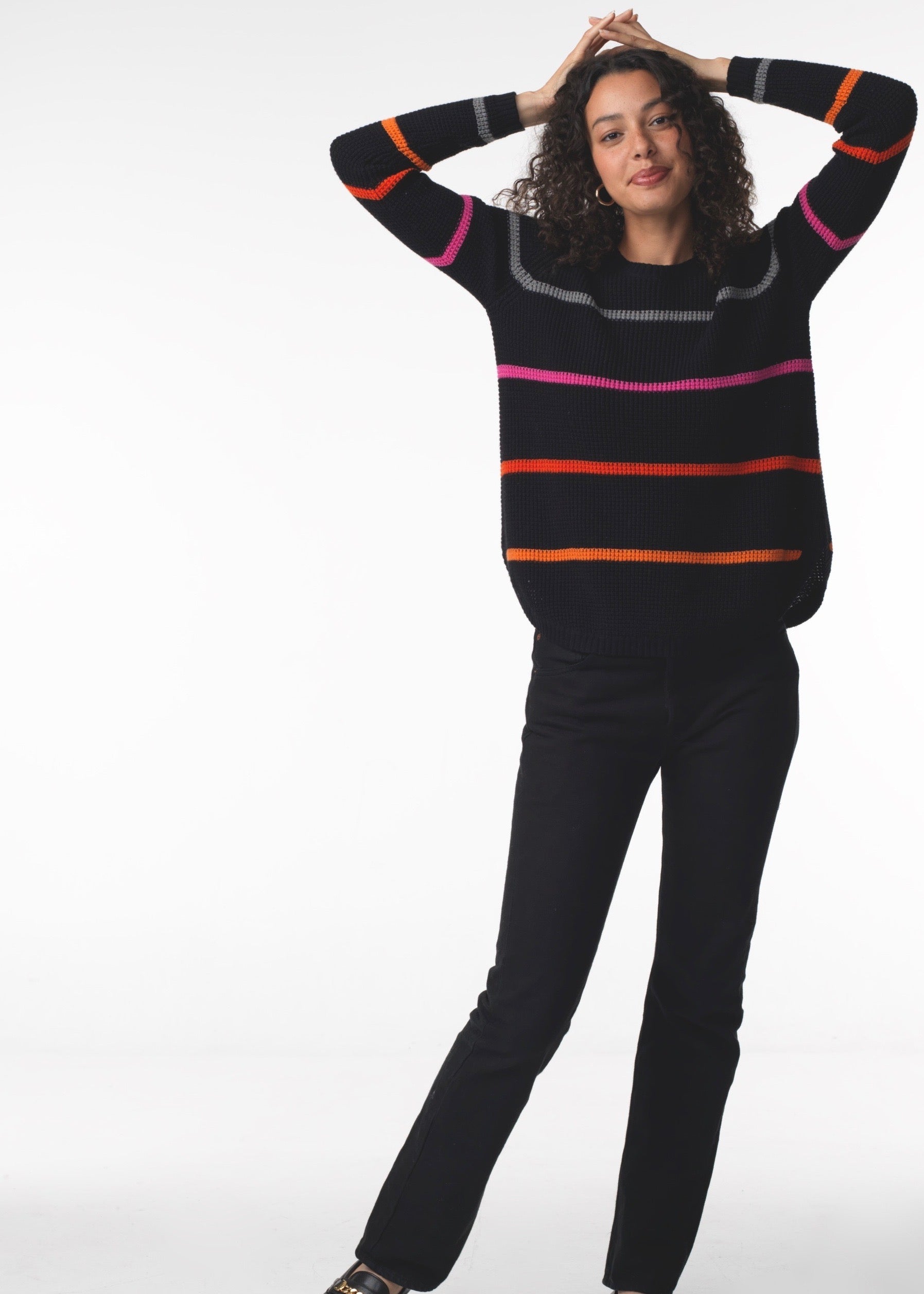 Textured Line Sweater