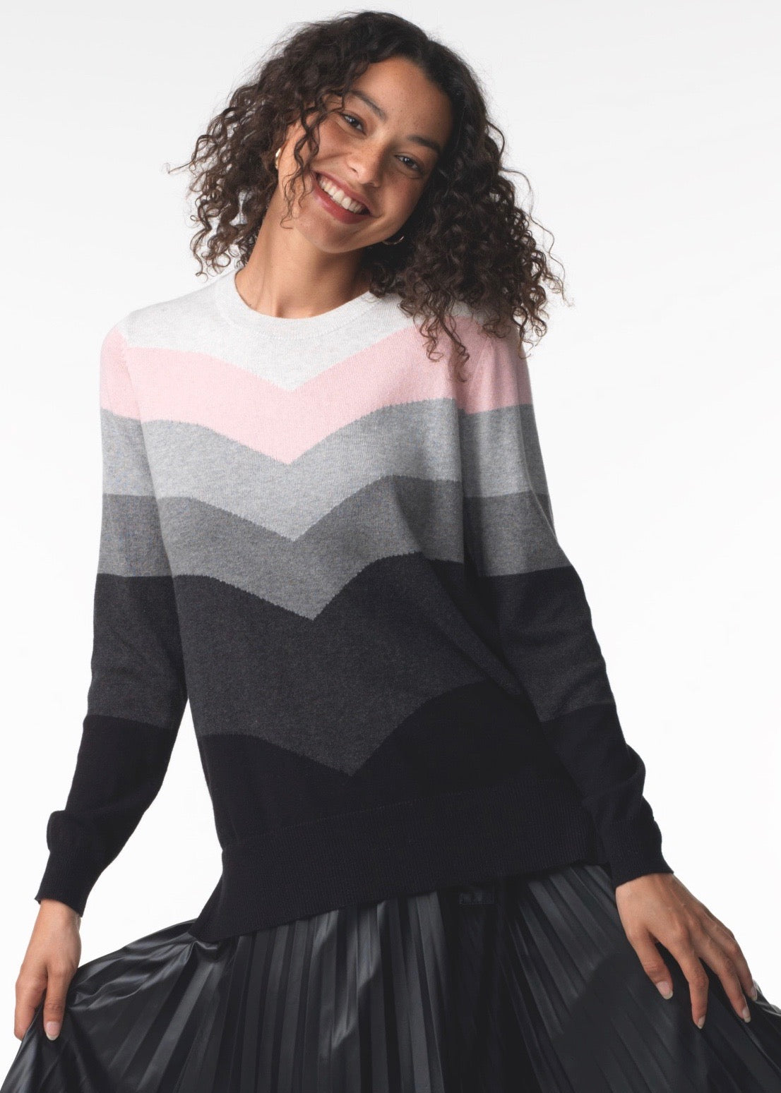 Retro Curve Sweater
