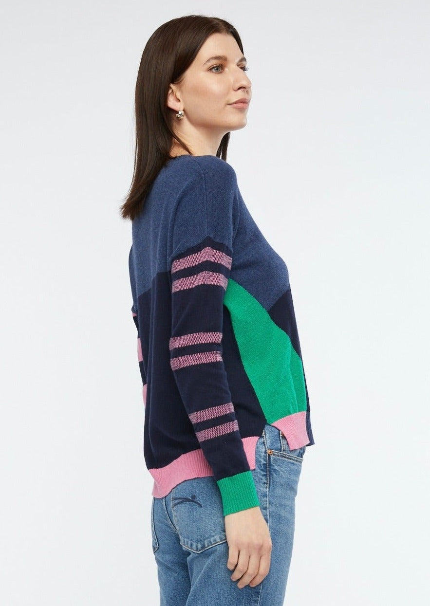 Eclectic Intarsia Jumper