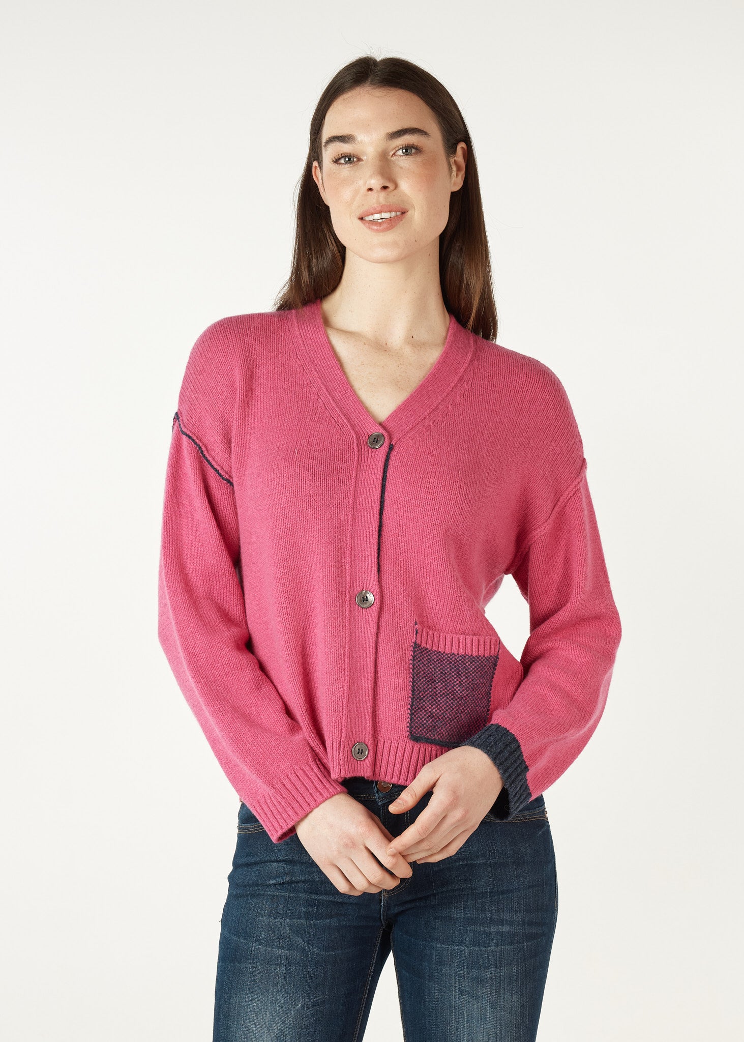 Birdseye Pocket Cardi
