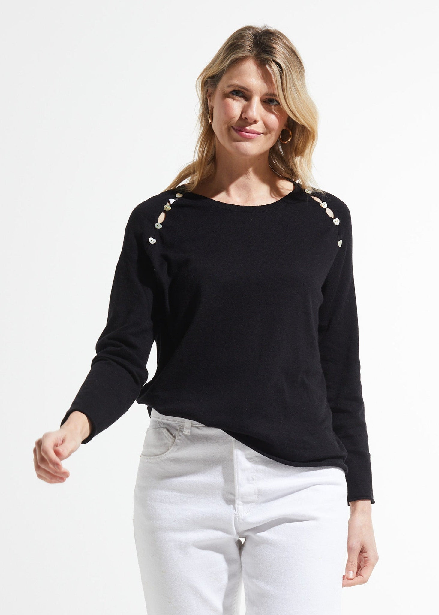 Button Detail Sweater
