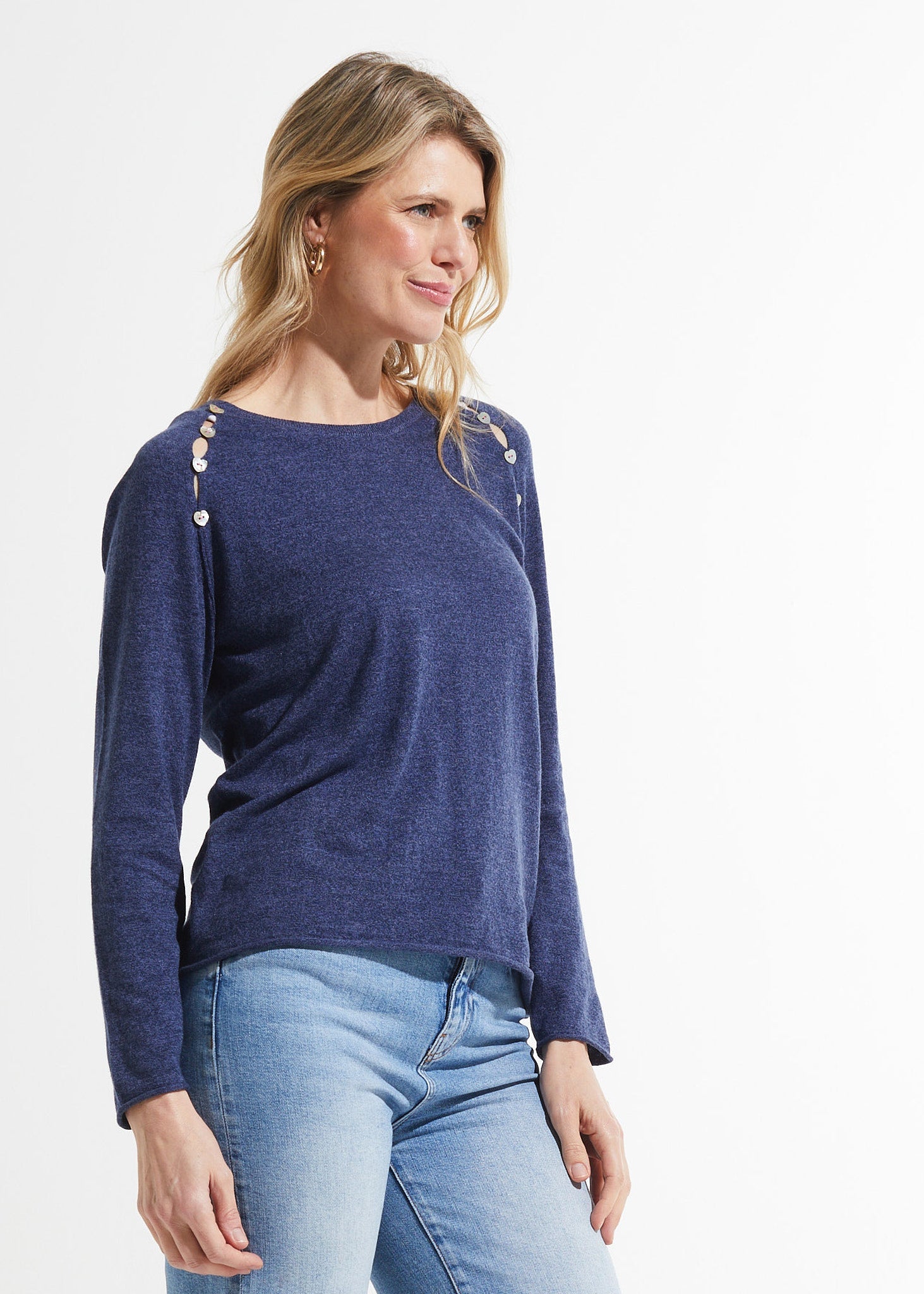 Button Detail Sweater