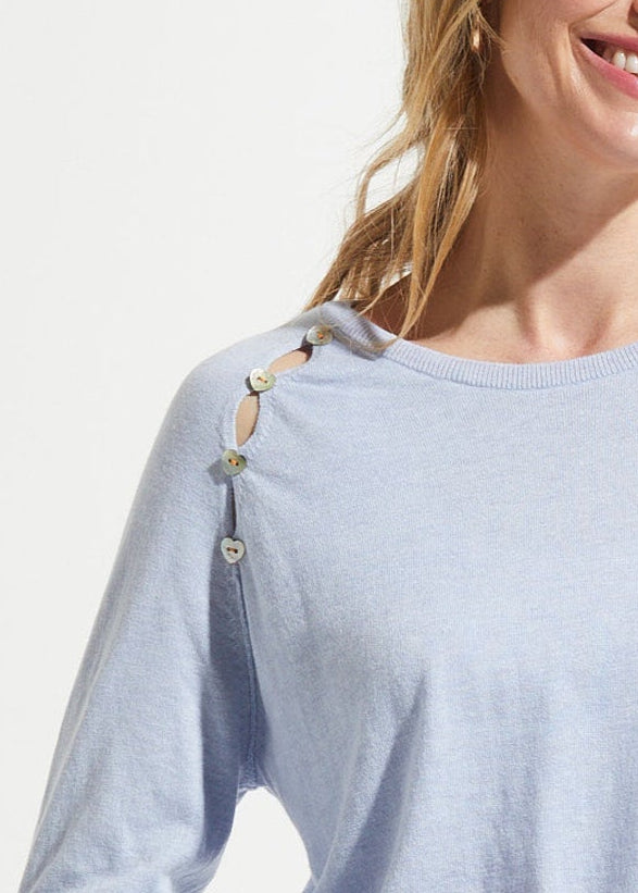 Button Detail Sweater