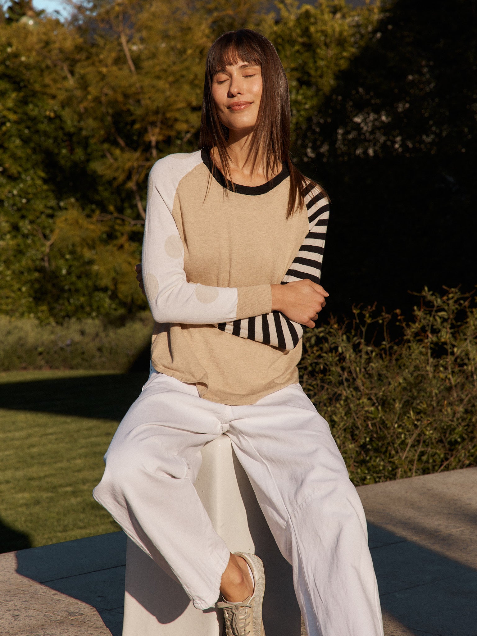 Spots + Stripes Sweater