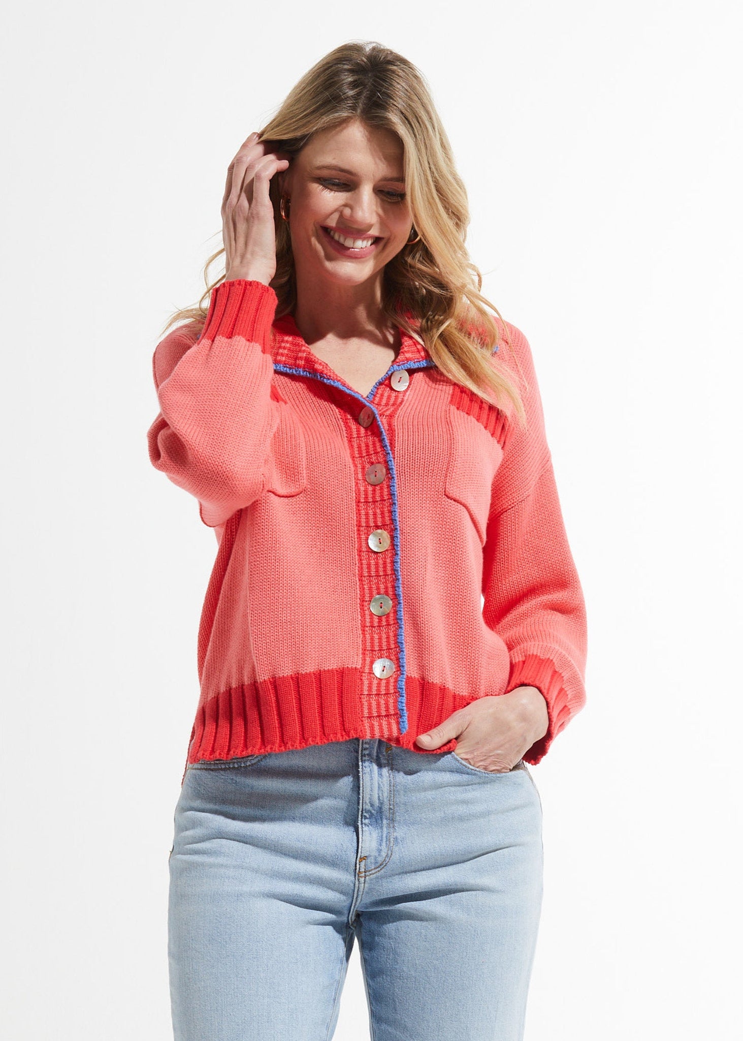 Collared Cardi