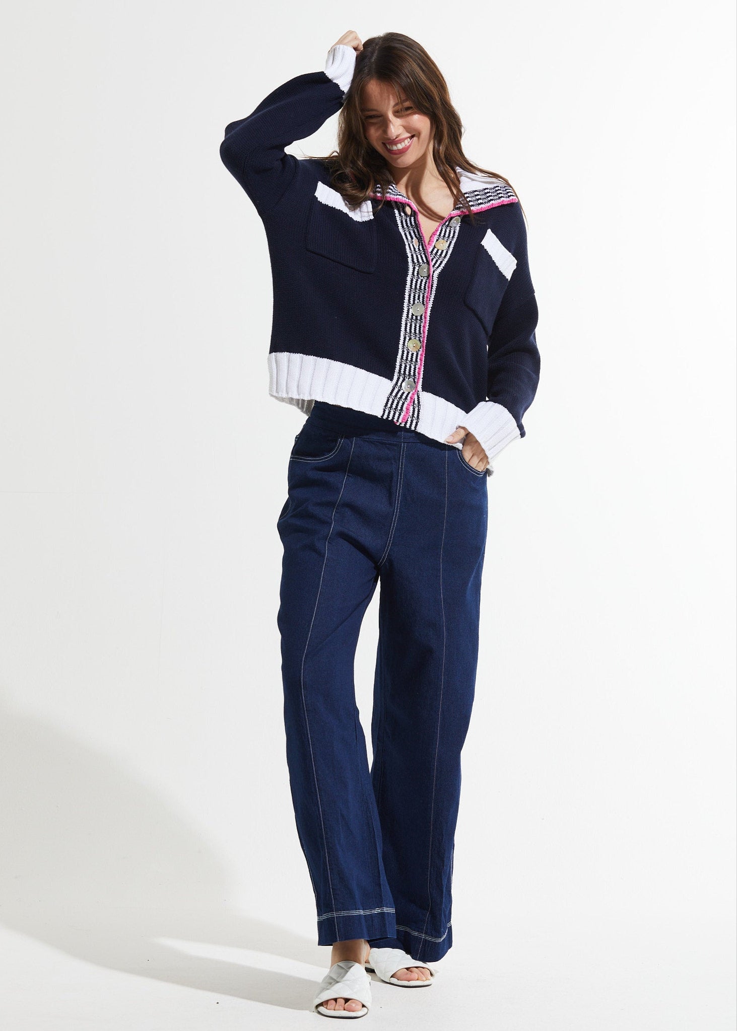Collared Cardi