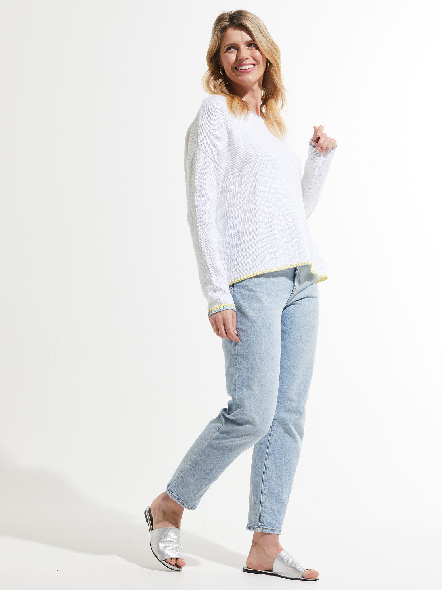 Cotton Crew Sweater