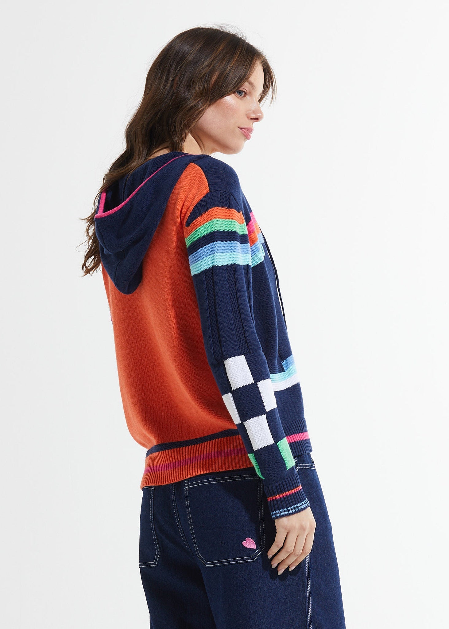 Mixed Media Hoodie