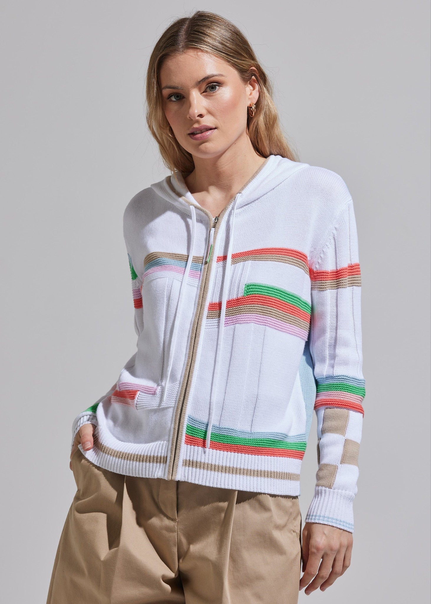 Mixed Media Hoodie