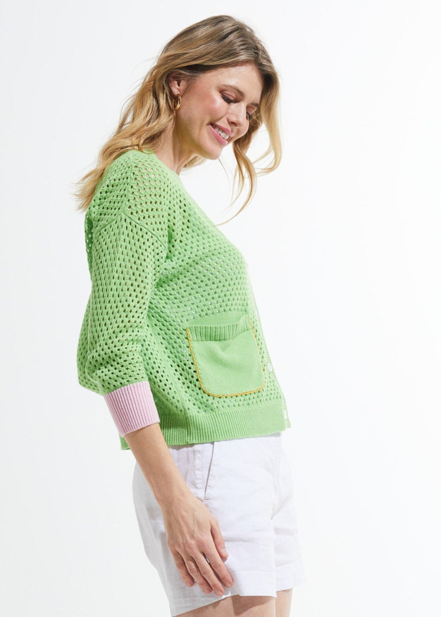 Holey Cardi