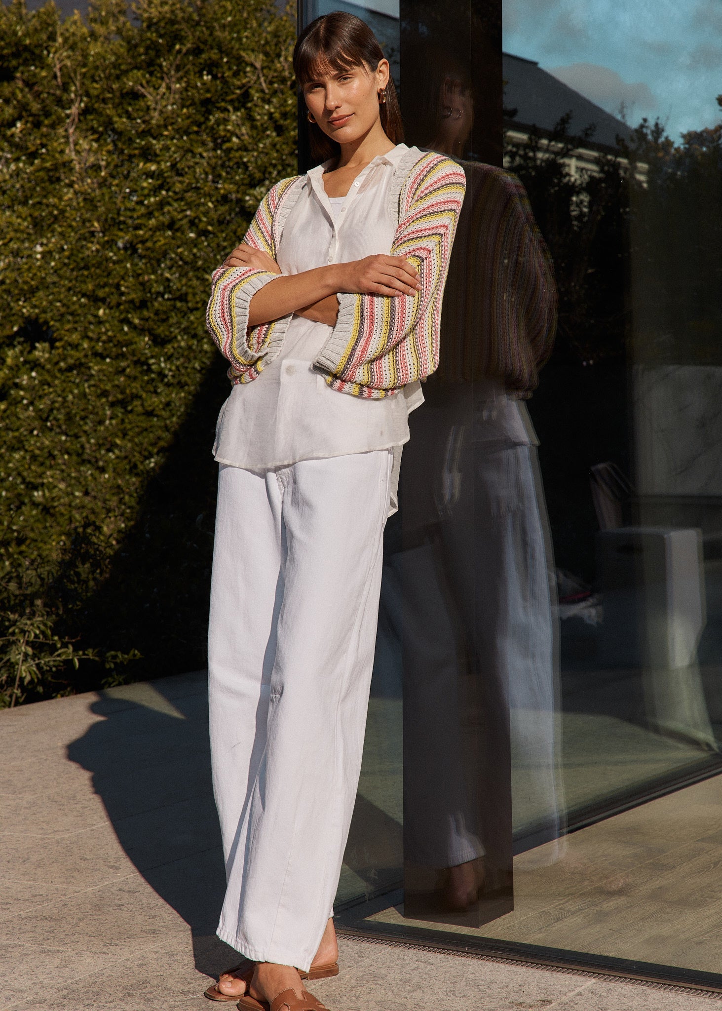 Chunky Stripe Shrug