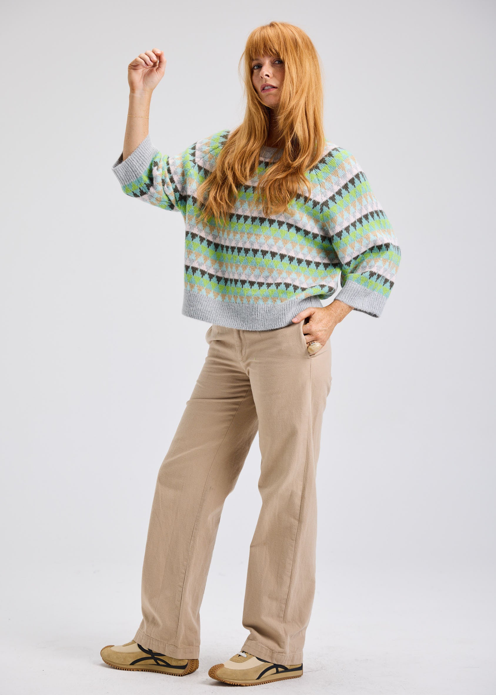 Mohair Fairisle Sweater