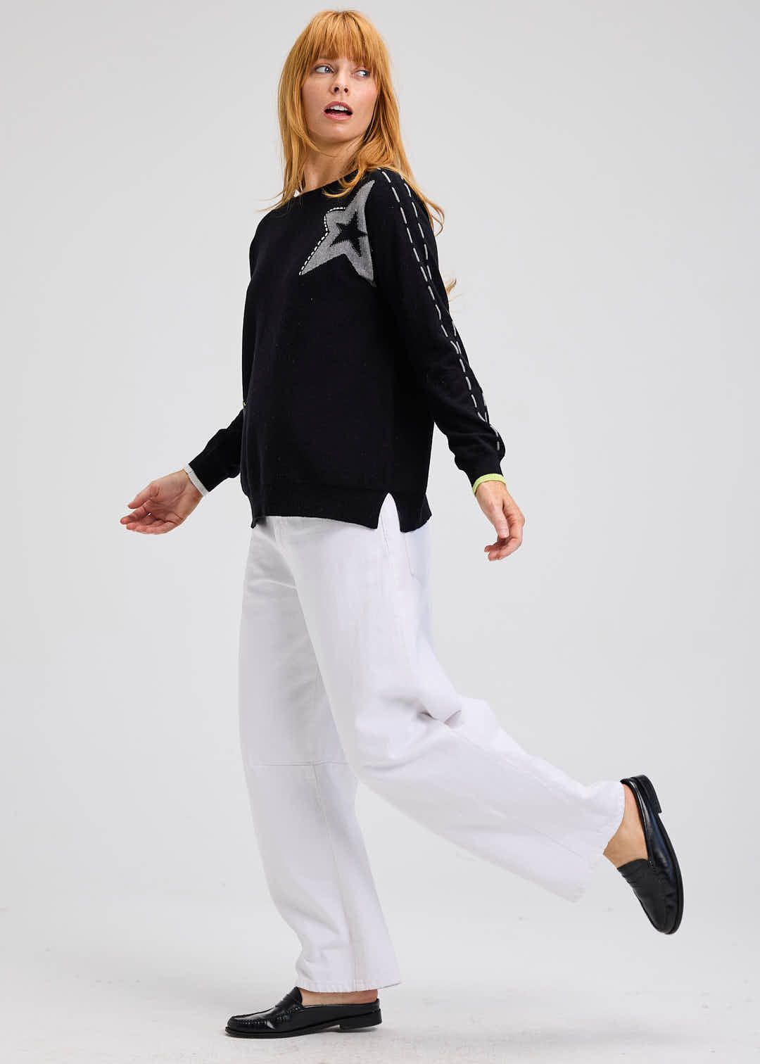 Threaded Star Sweater