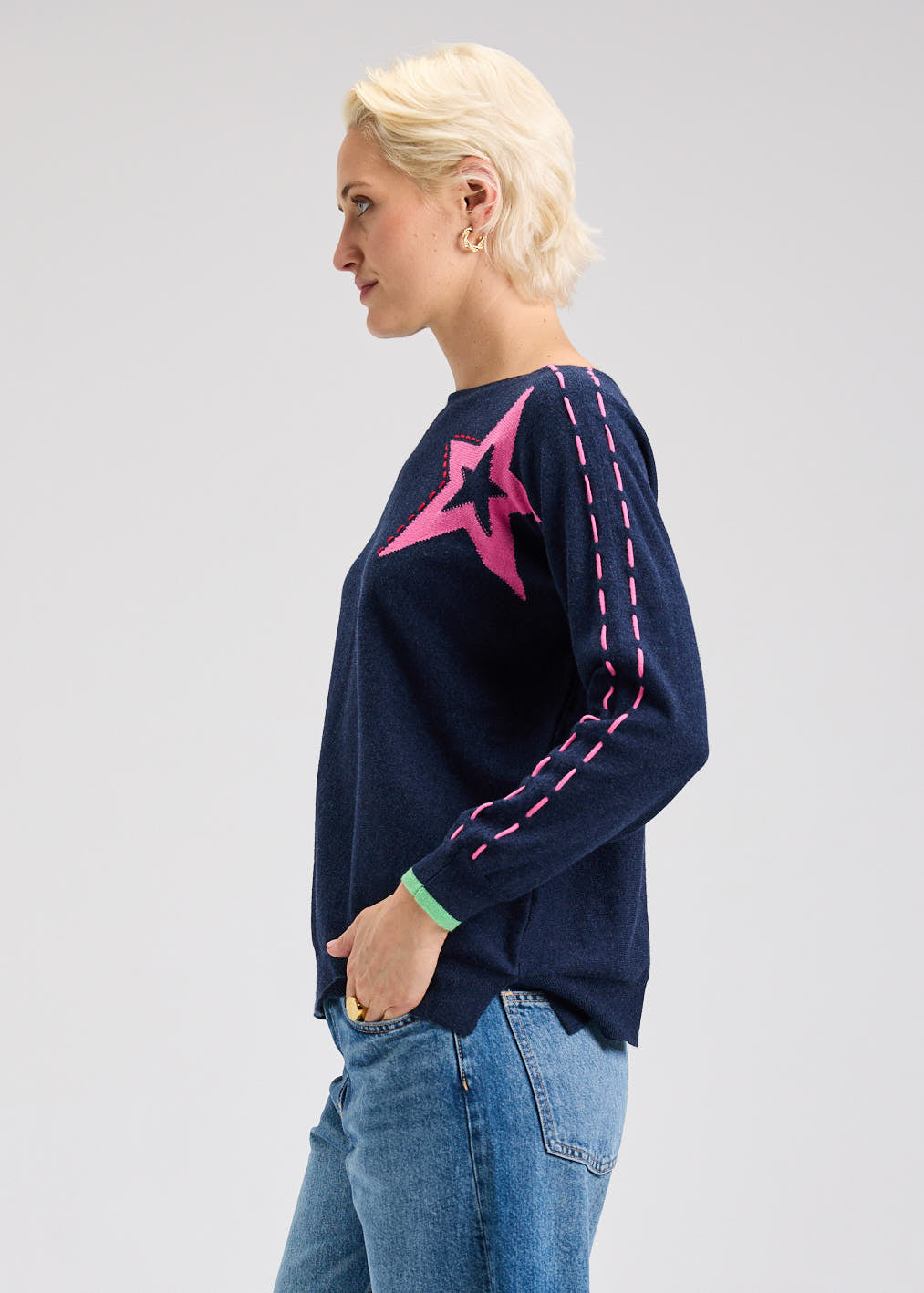Threaded Star Sweater