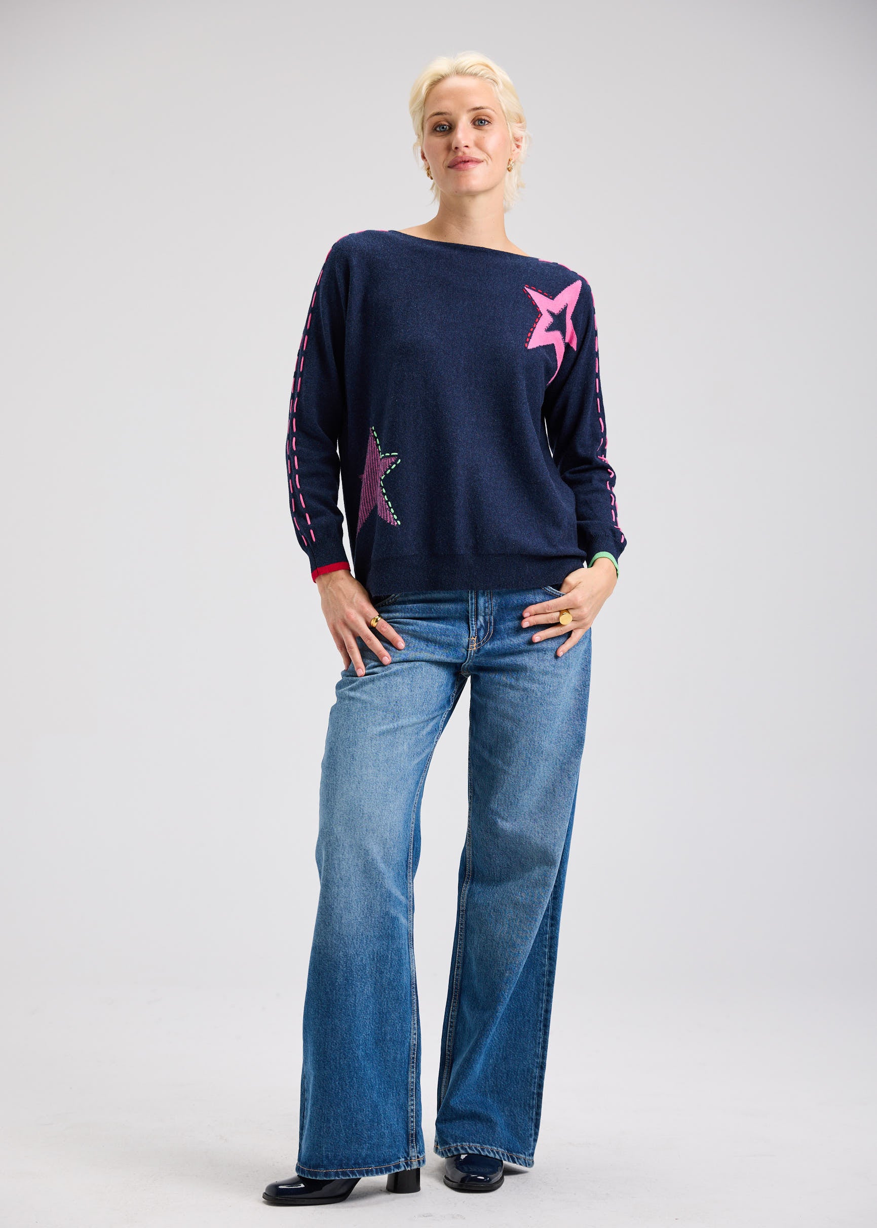 Threaded Star Sweater