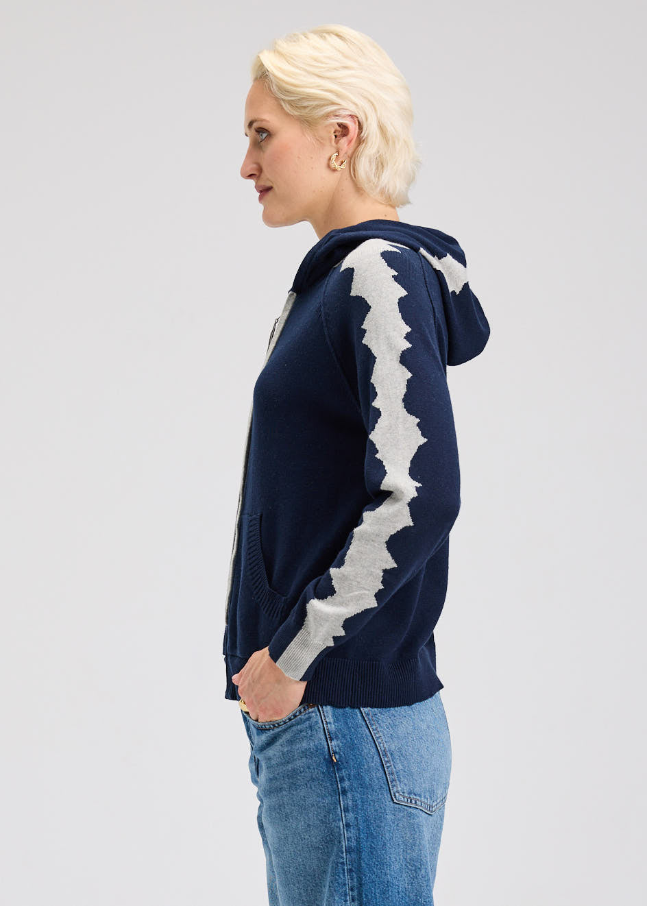 Jaggered Edge Hoodie