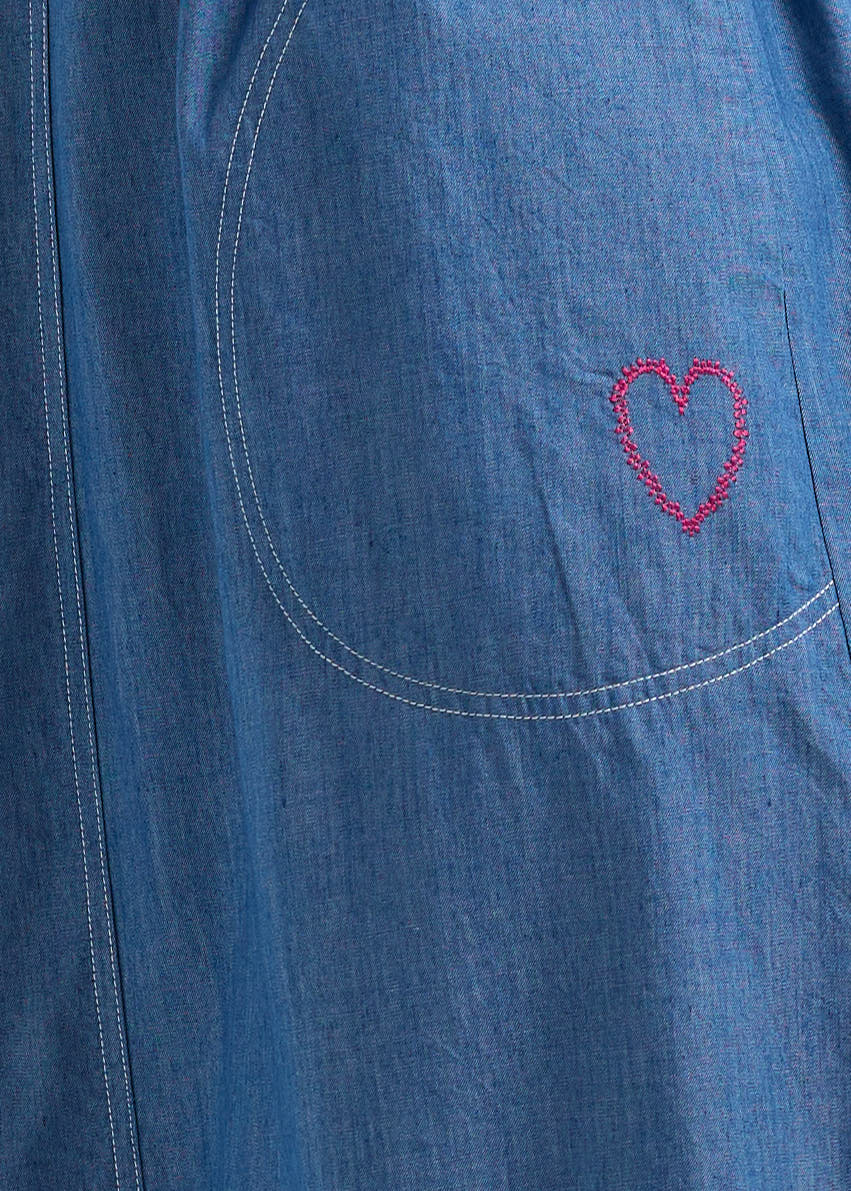 Midi Denim Dress