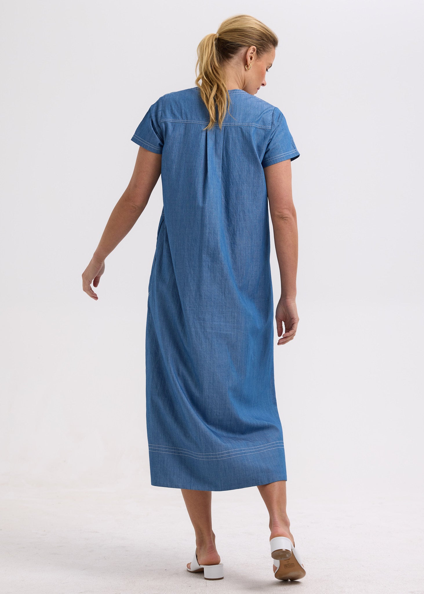 Midi Denim Dress