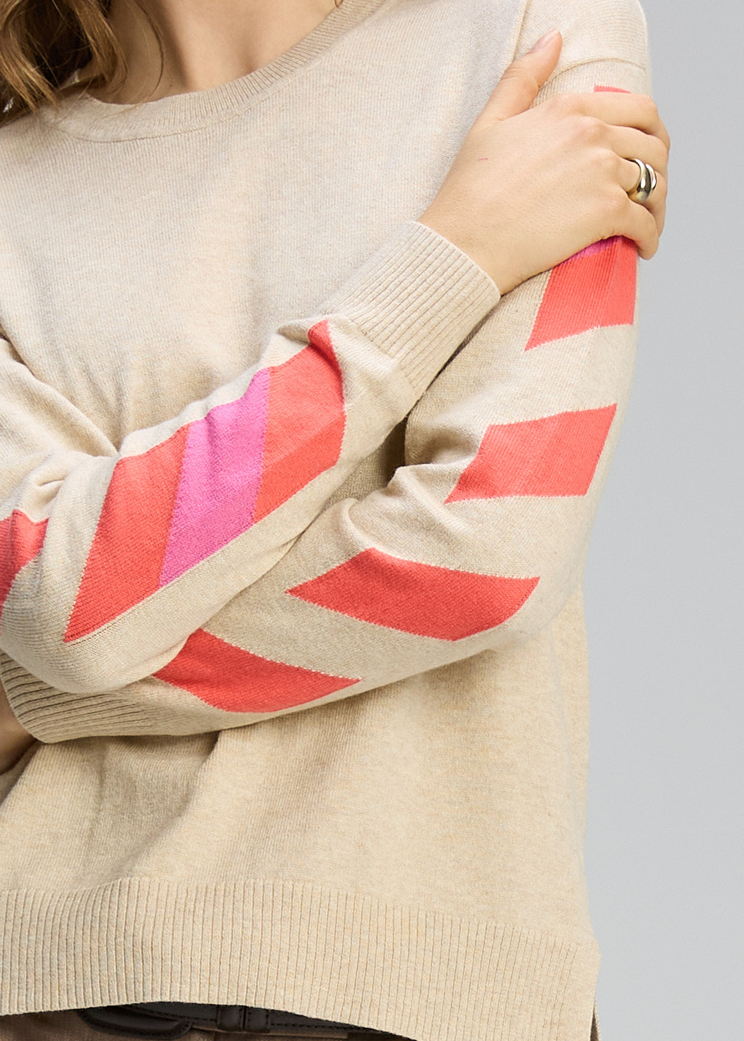 Sleeve Accent Jumper