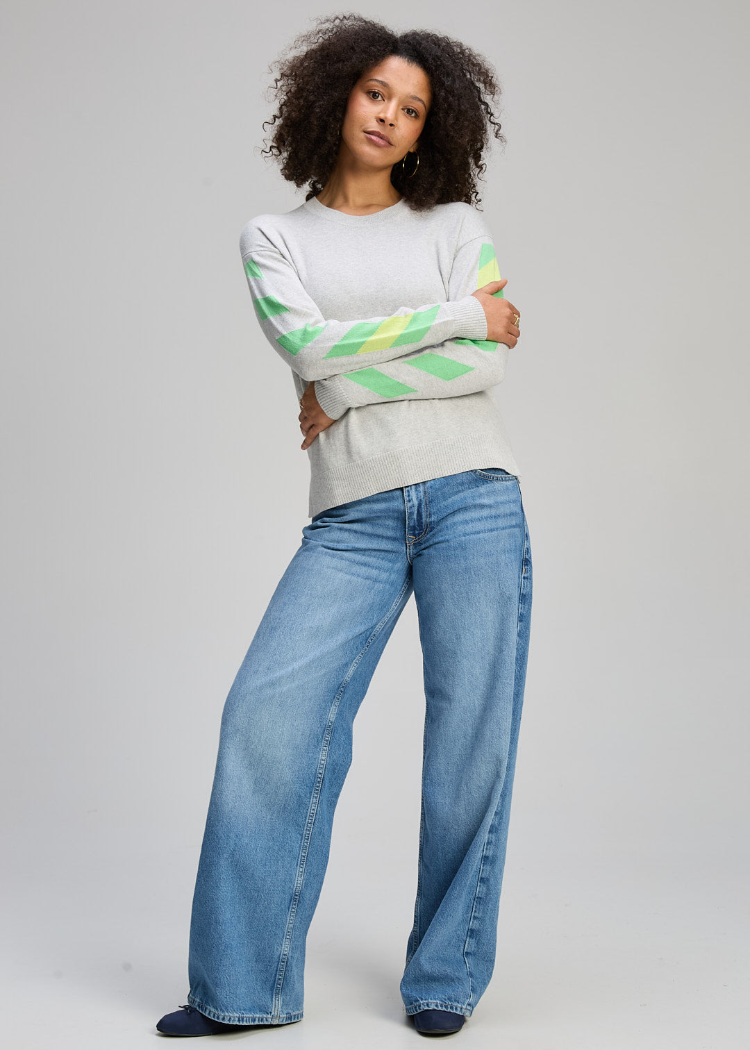 Sleeve Accent Jumper