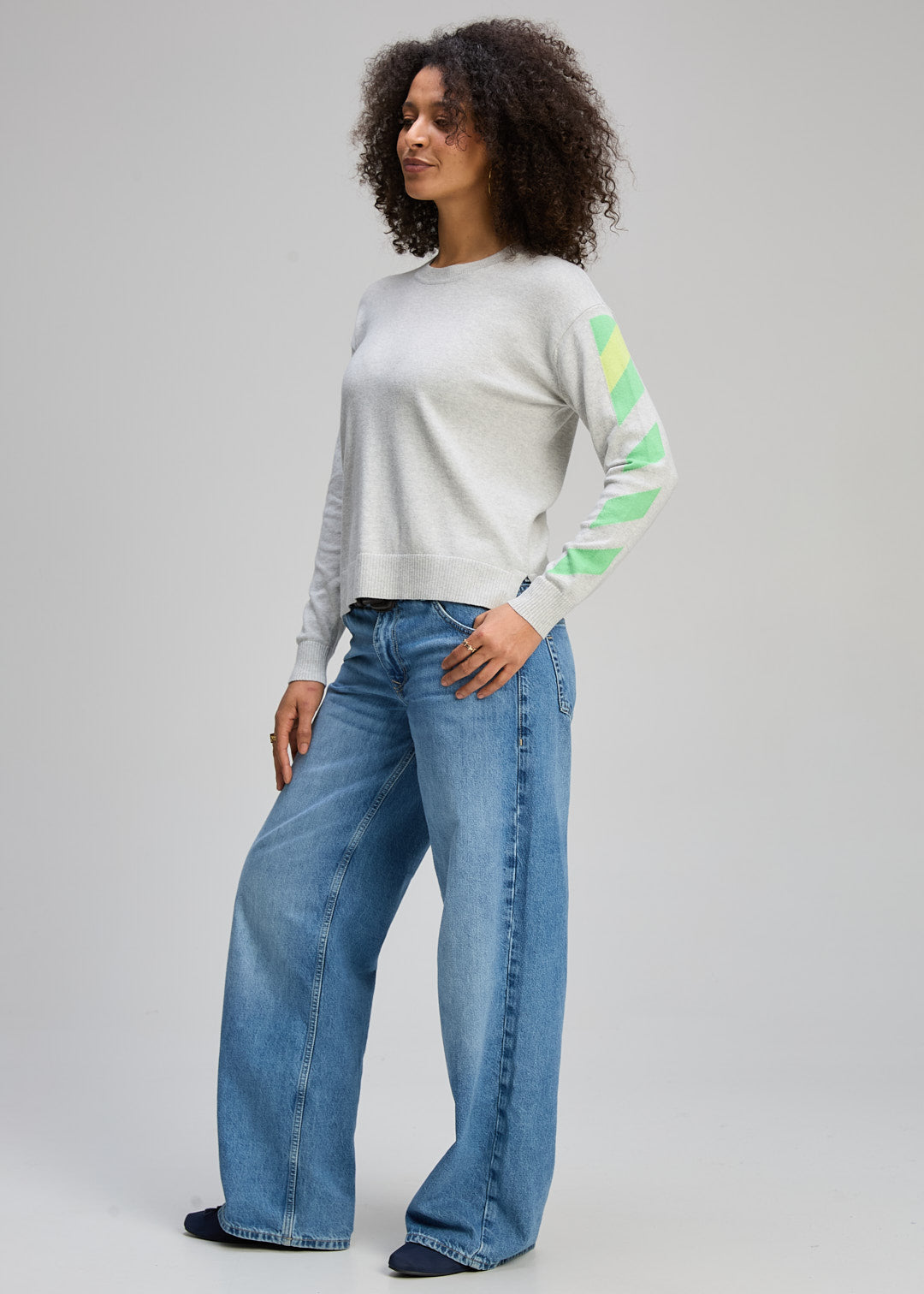 Sleeve Accent Jumper