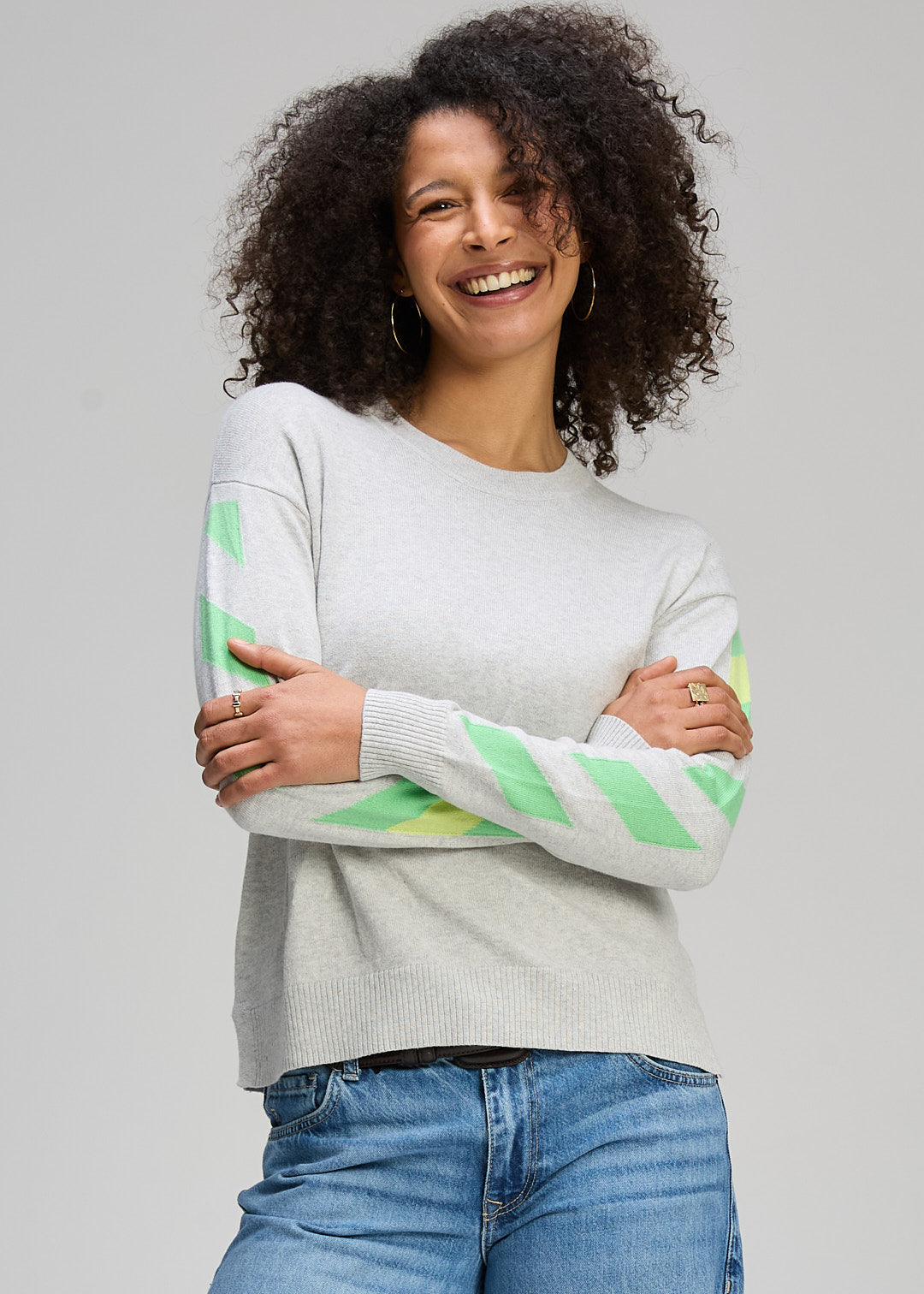 Sleeve Accent Jumper