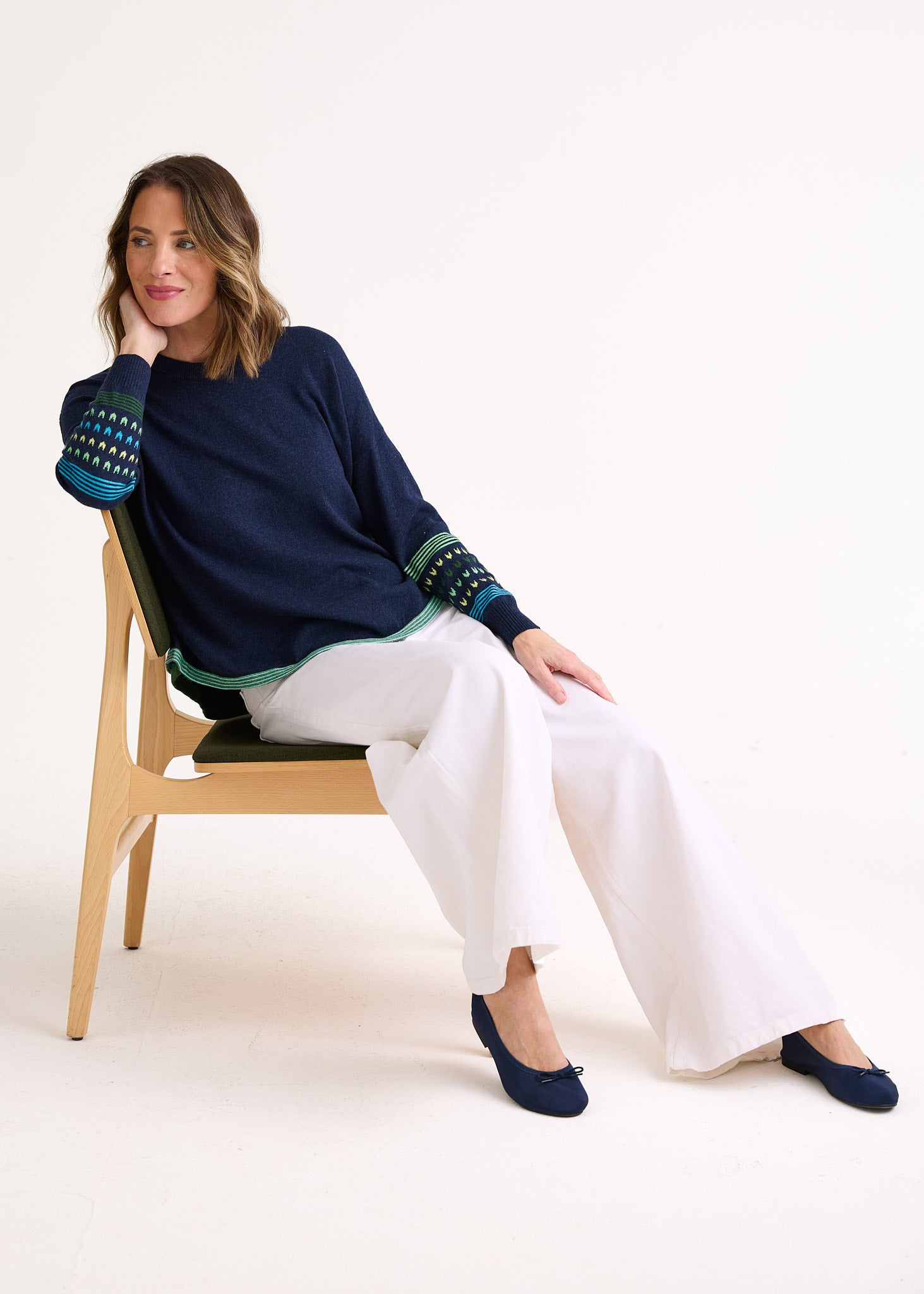 Textured Swing Jumper