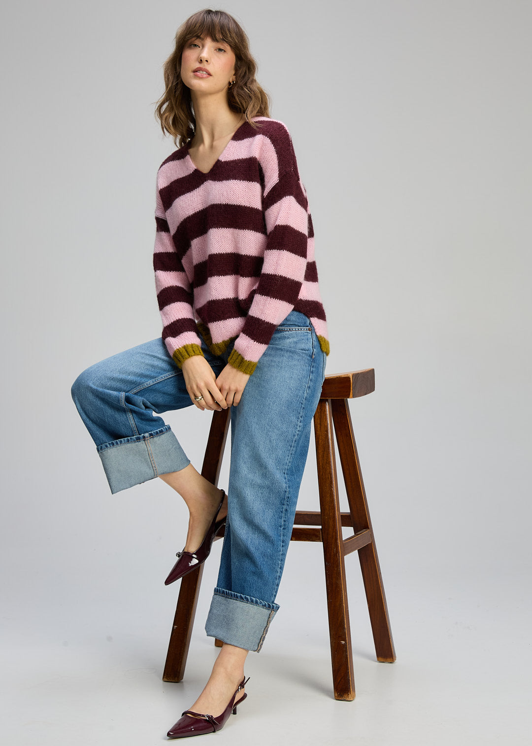 Cozy Kid Stripe V
