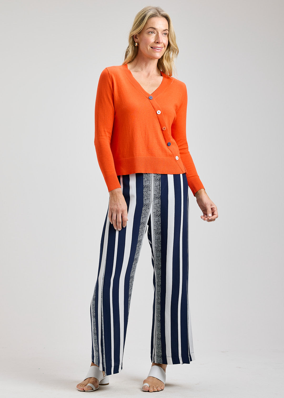 Button Angle Sweater
