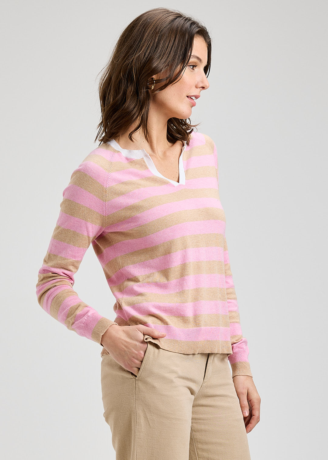 Stripe Henley