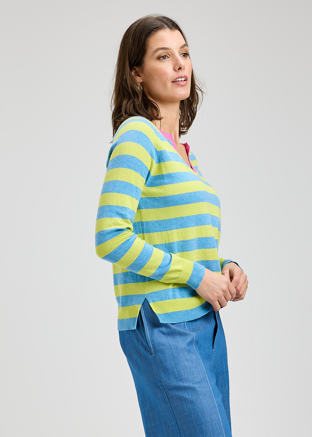 Stripe Henley