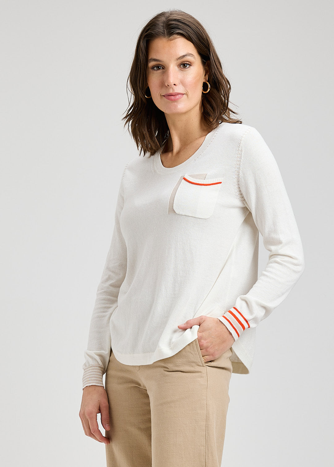 Pocket Detail Sweater