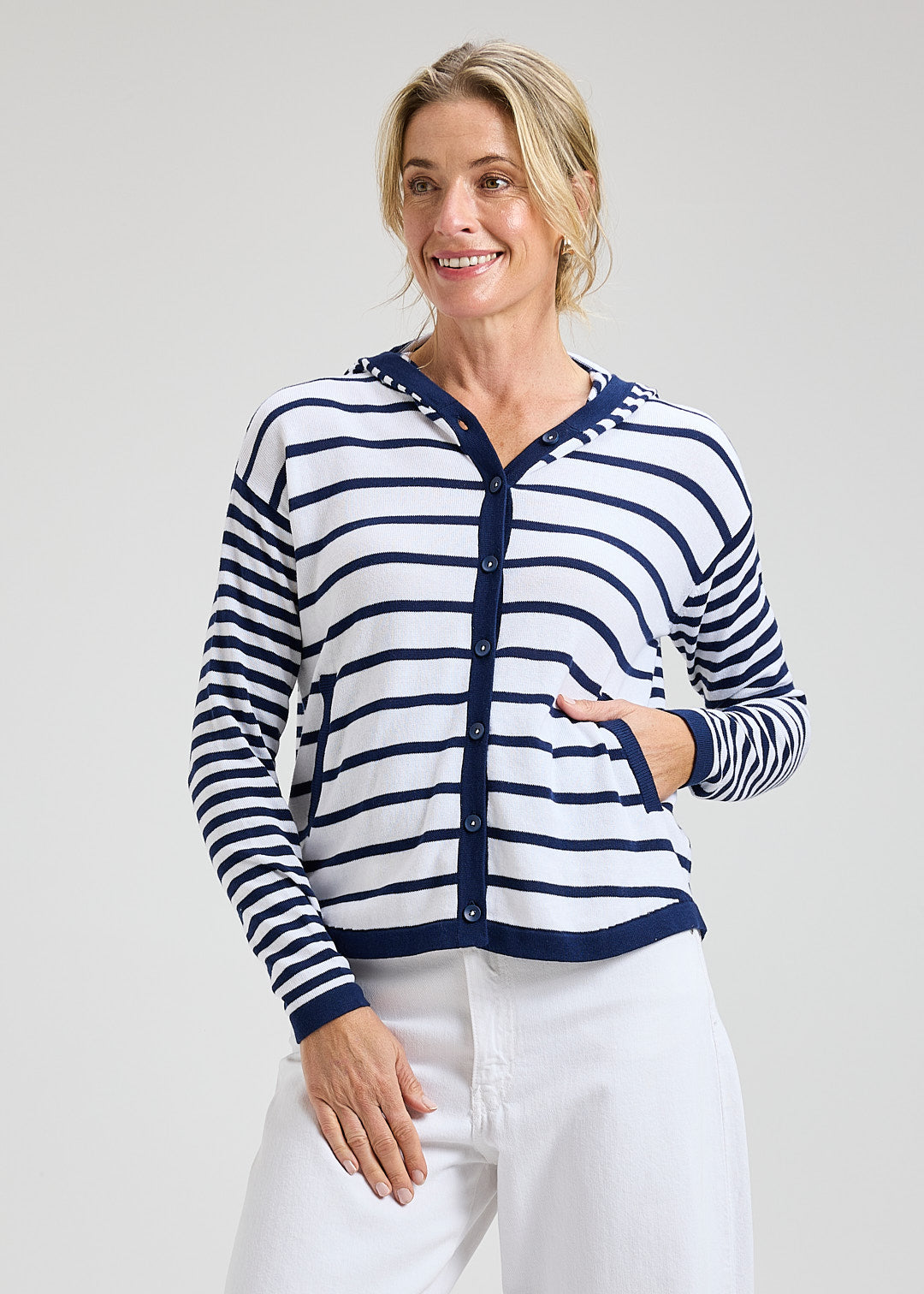 Multi Stripe Hoodie