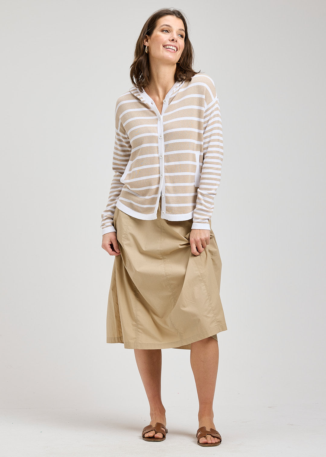 Multi Stripe Hoodie