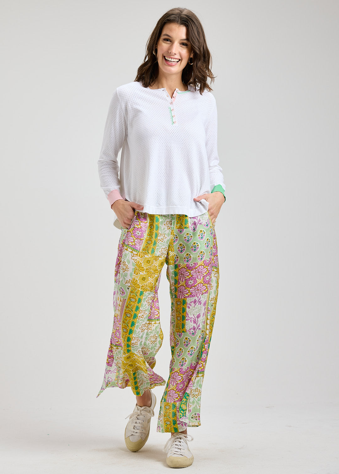 Pointelle Henley