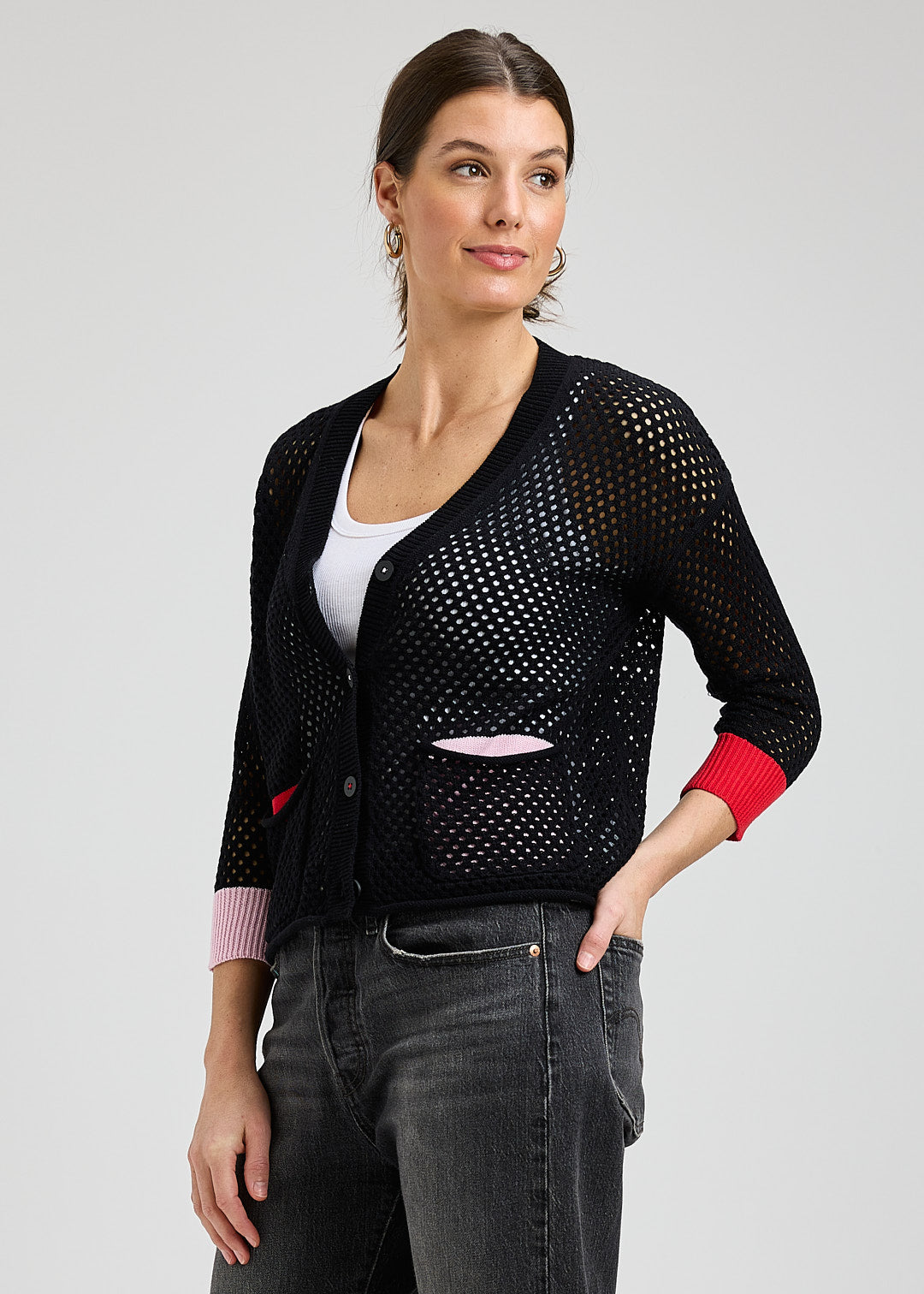Holey Pocket Cardi