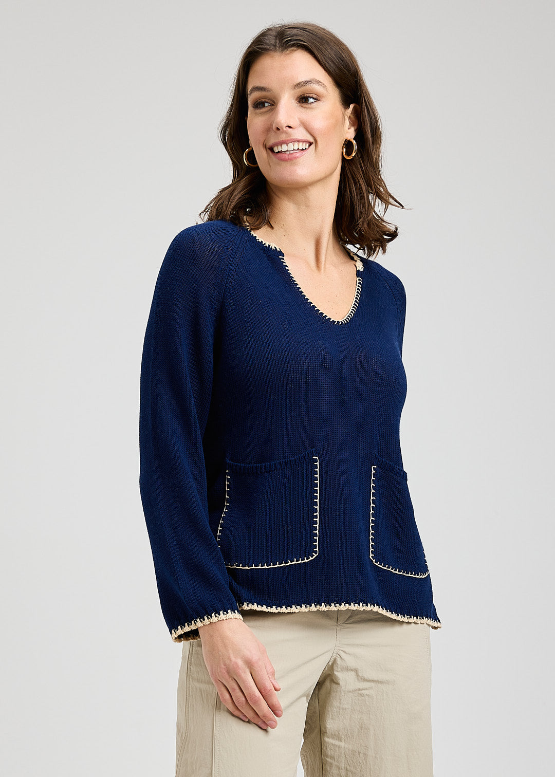Pocket Aline Sweater
