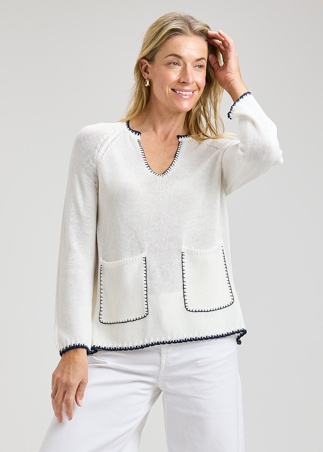 Pocket Aline Sweater