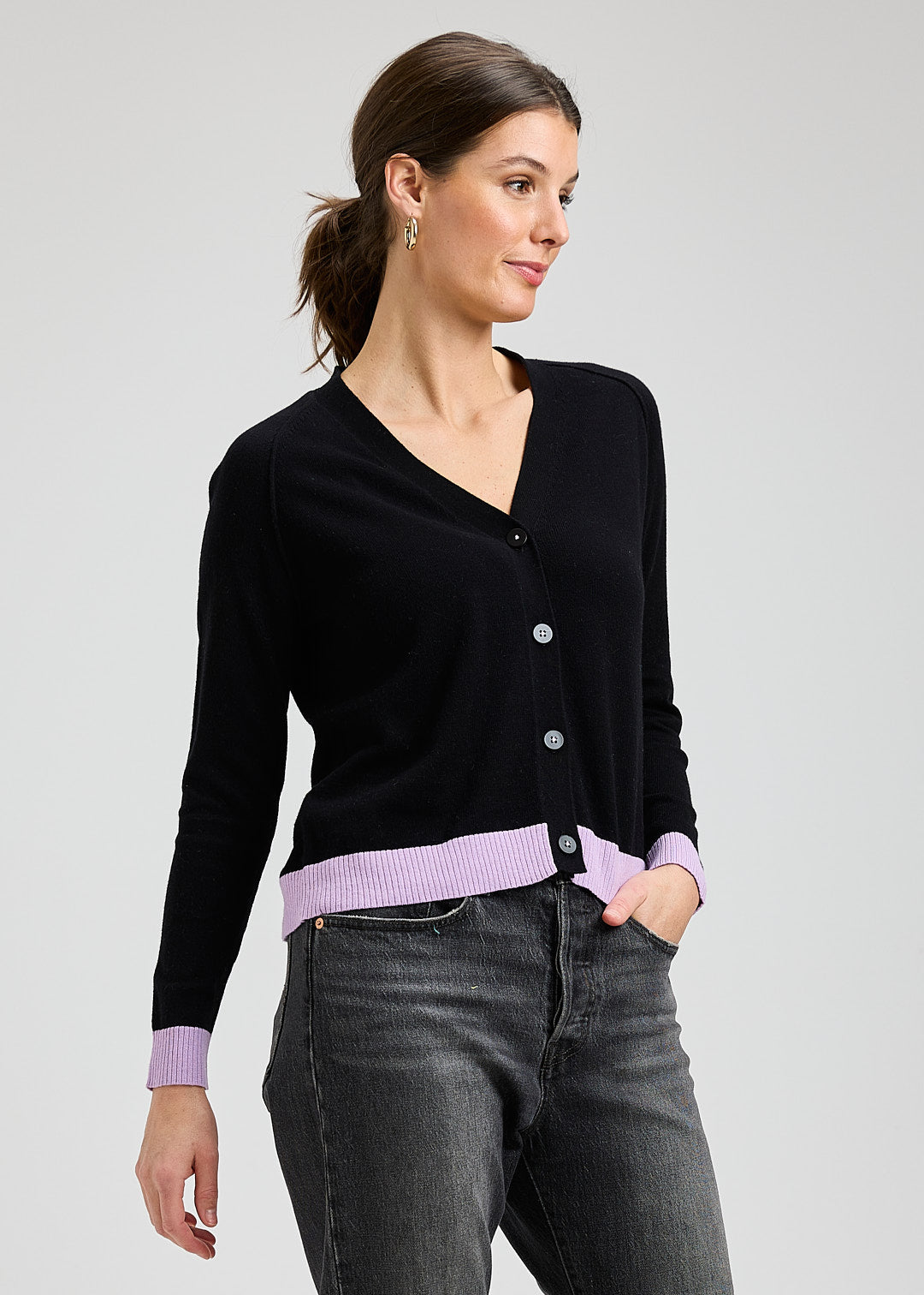 Essential Vee Cardi