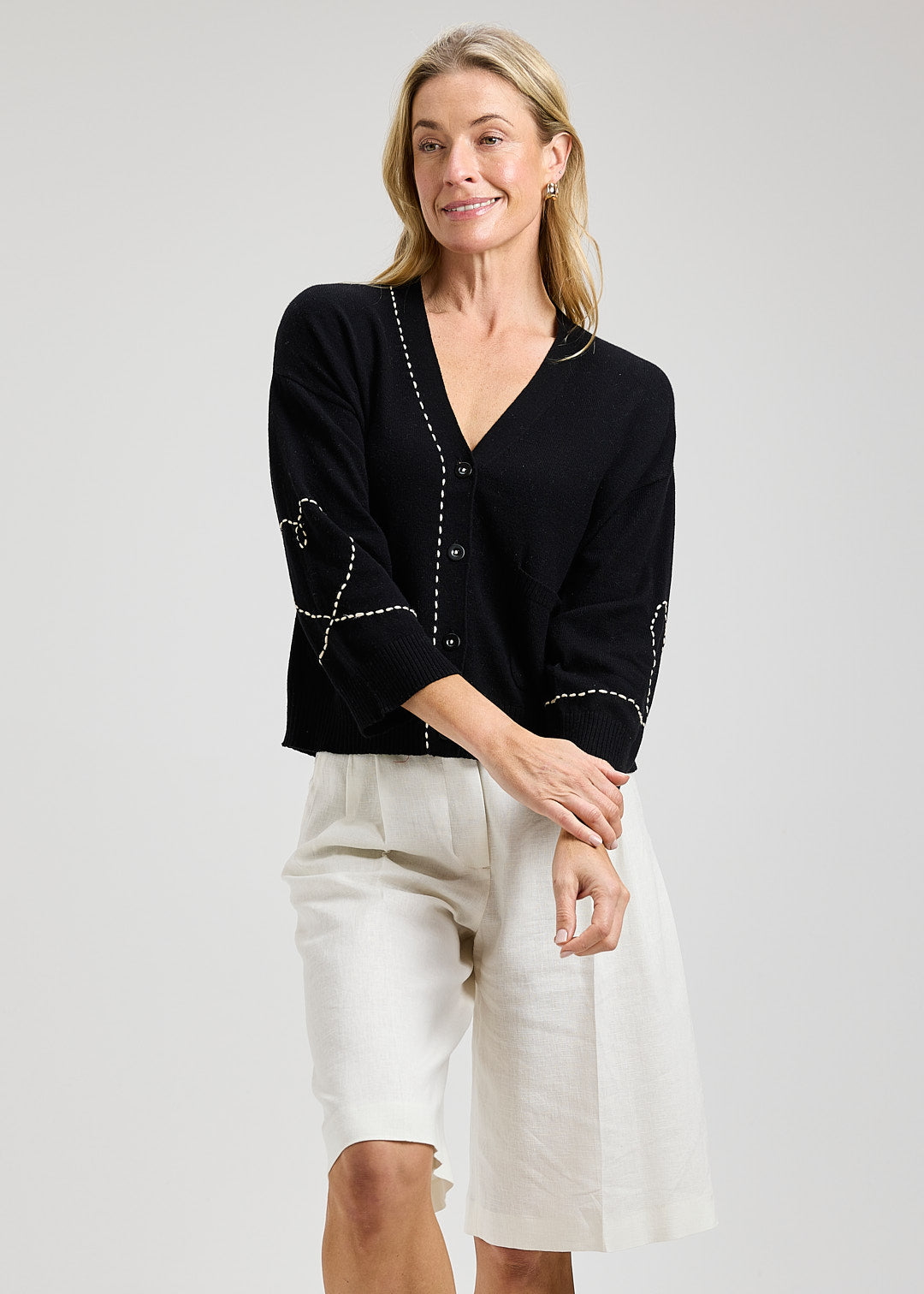 Heart Wide Sleeve Cardi