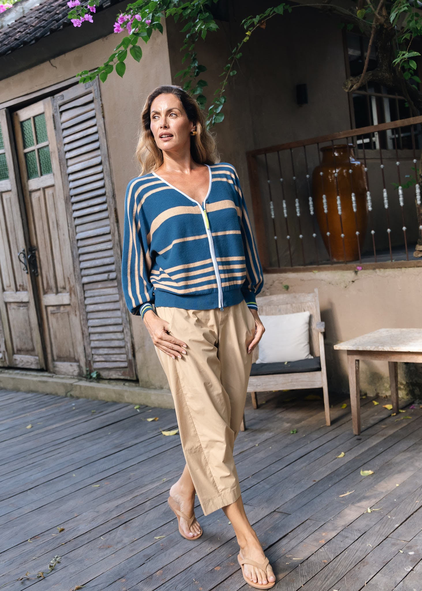 Statement Zip Cardi