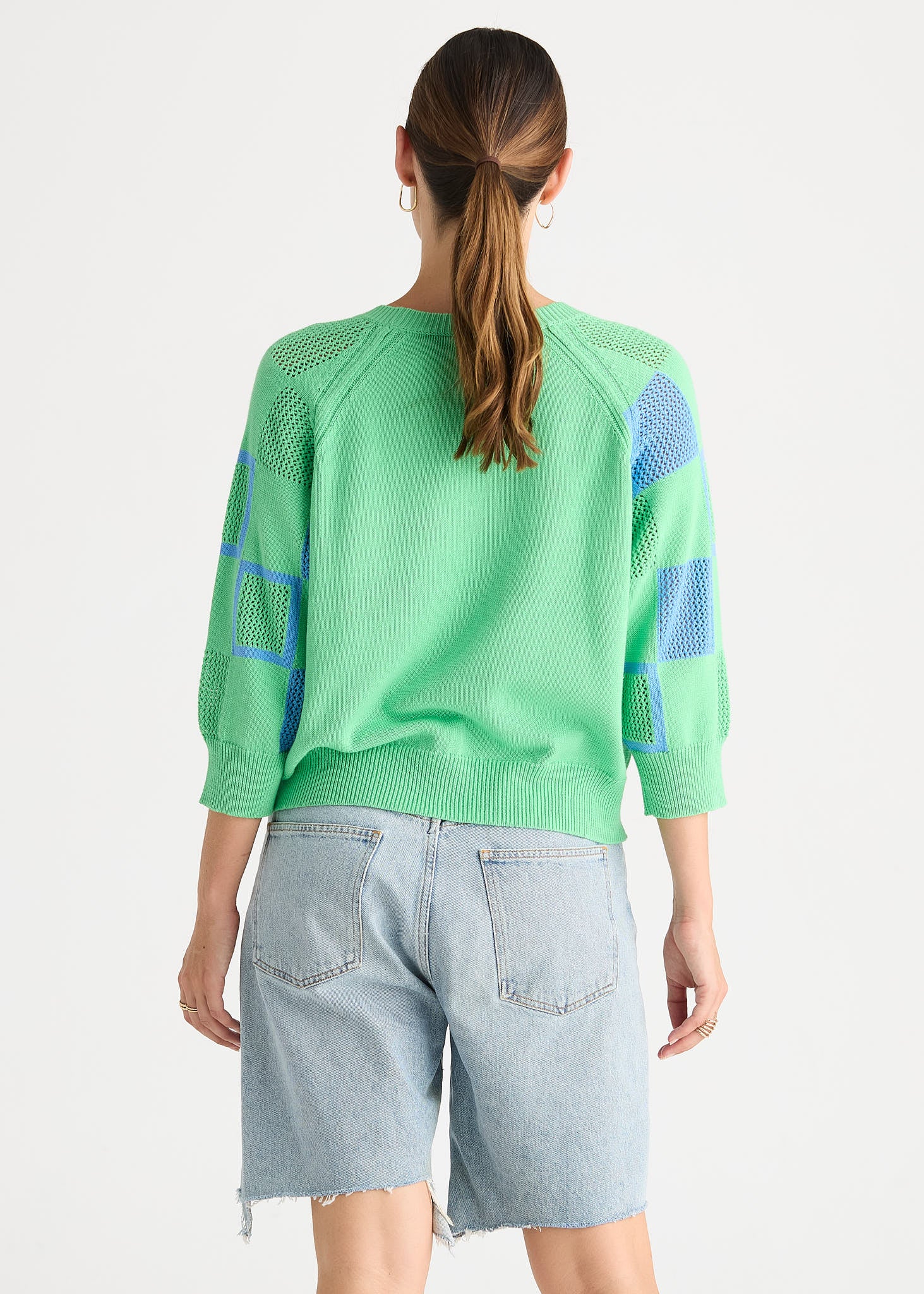 Patch Pointelle Top