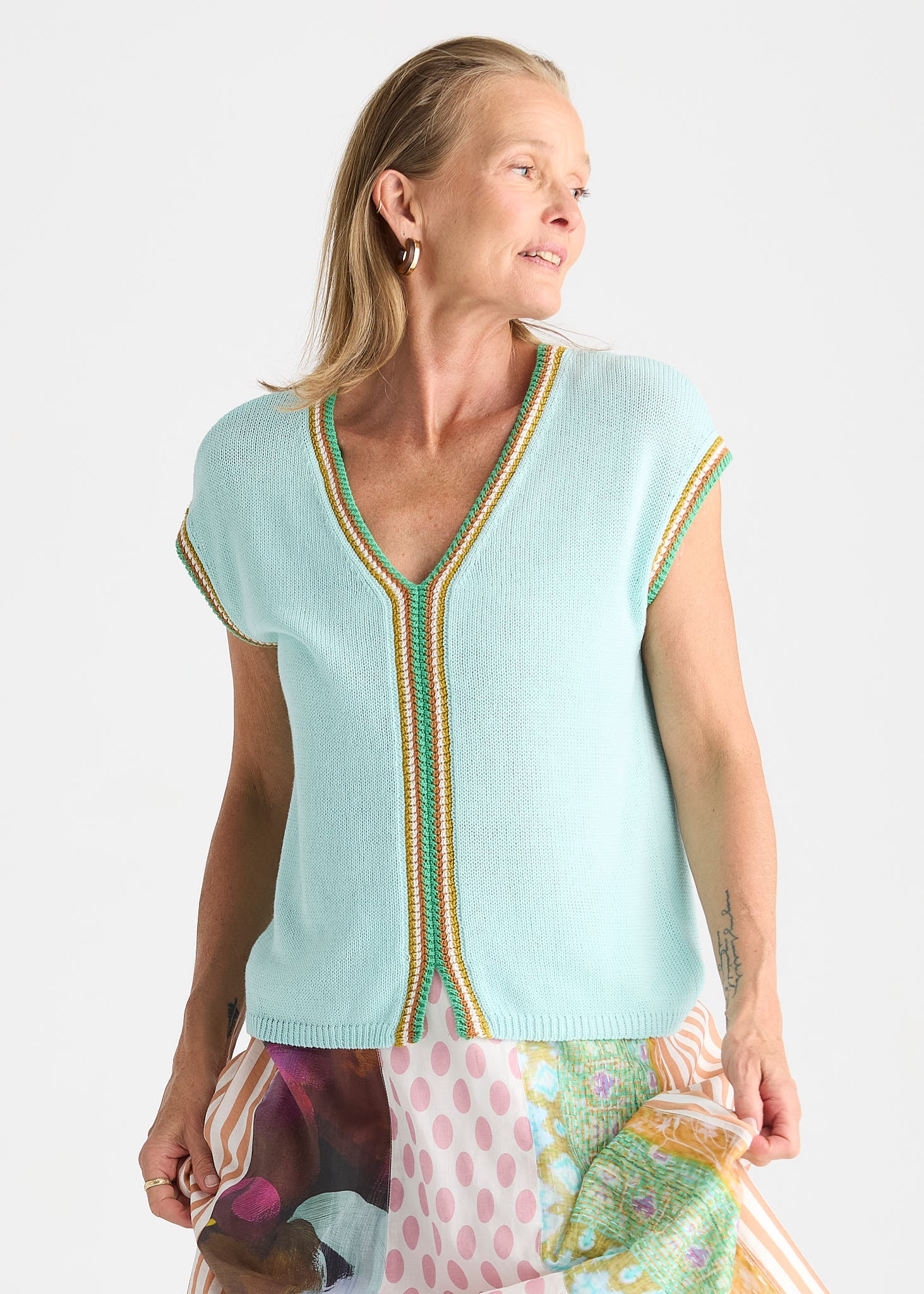 Crochet Trim Tank