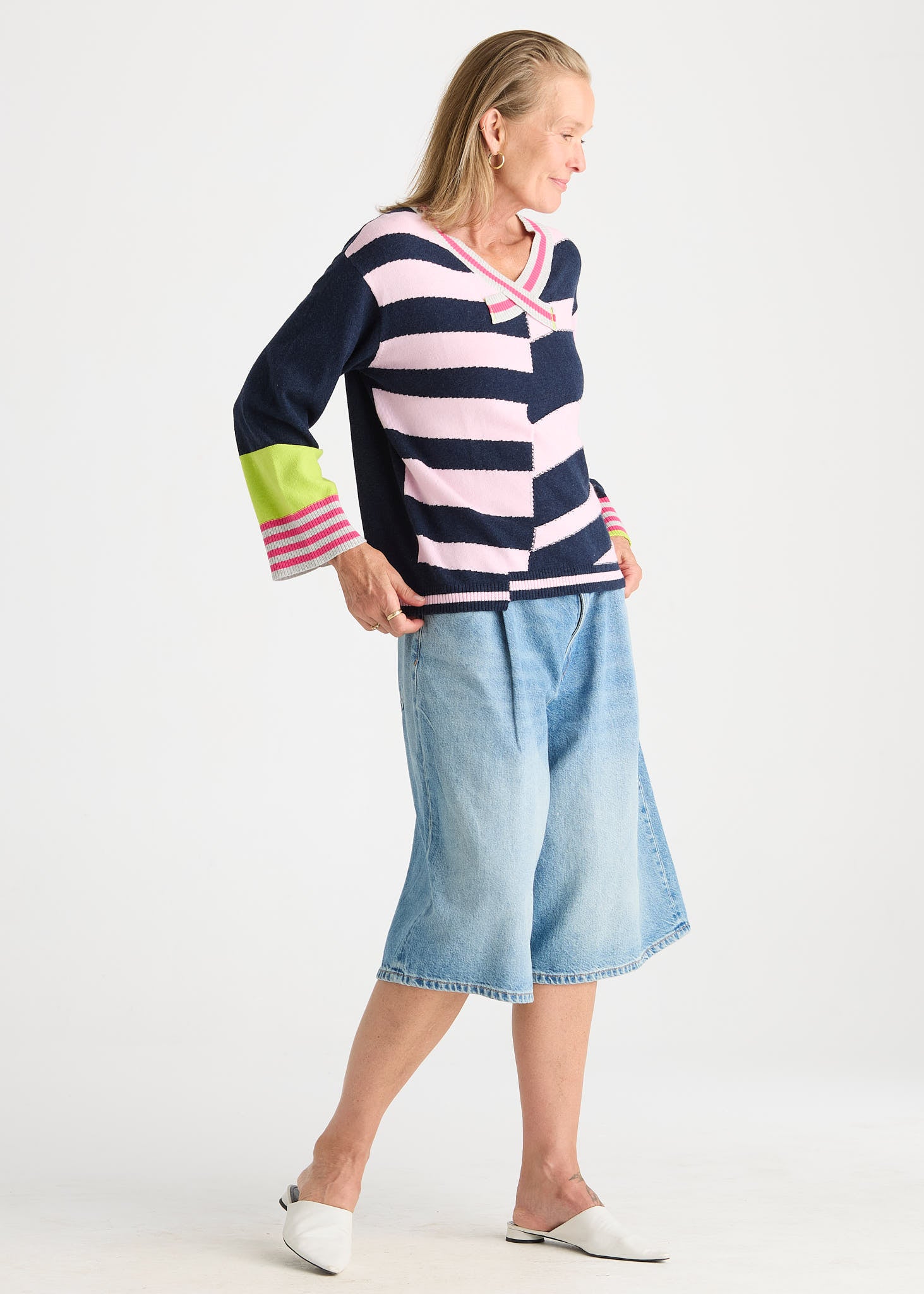 Crazy Stripe Vee