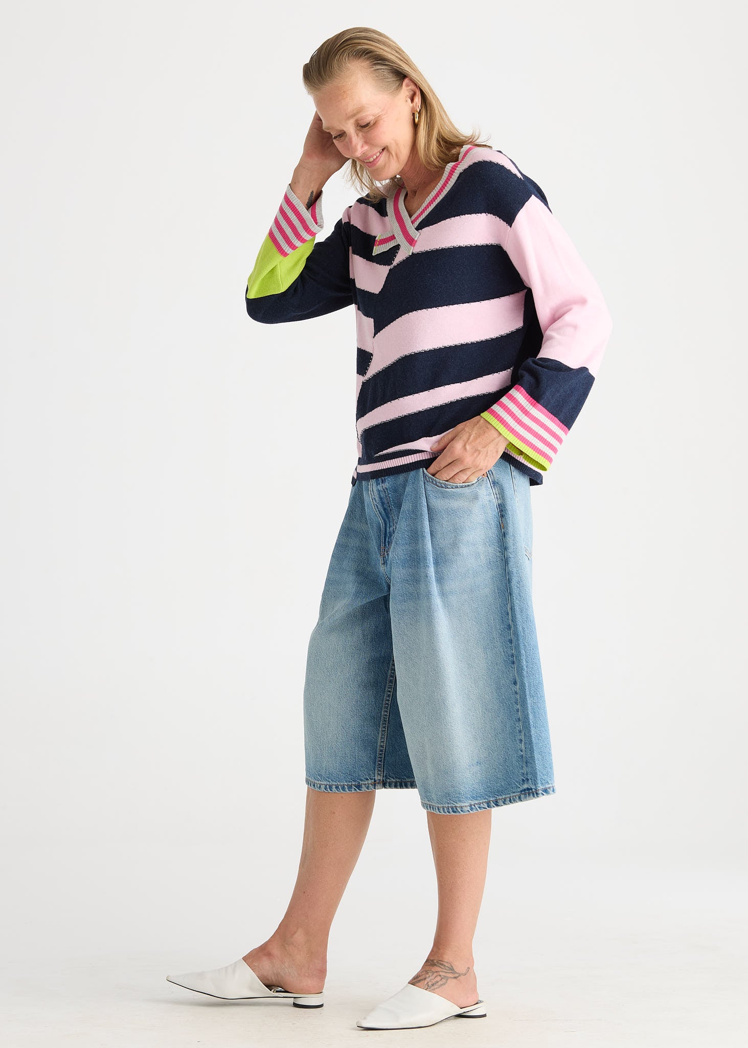 Crazy Stripe Vee