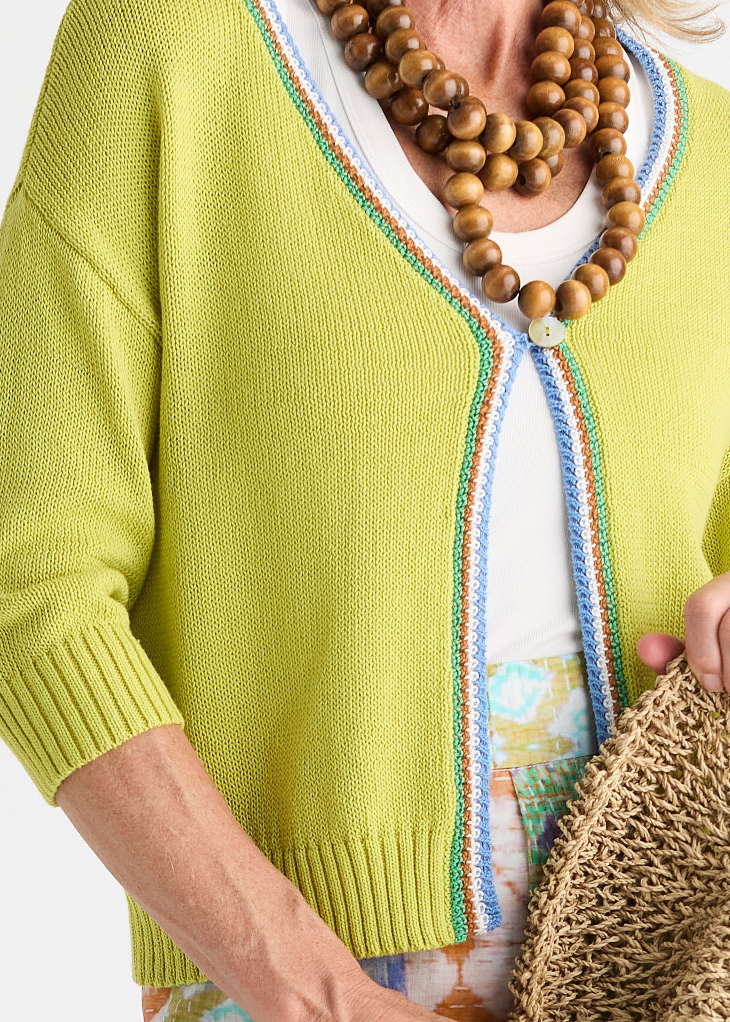 Crochet Trim Cardi