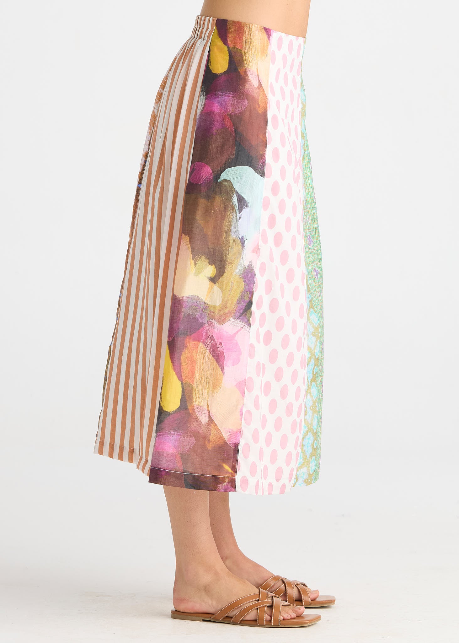 Pattern Clash Skirt