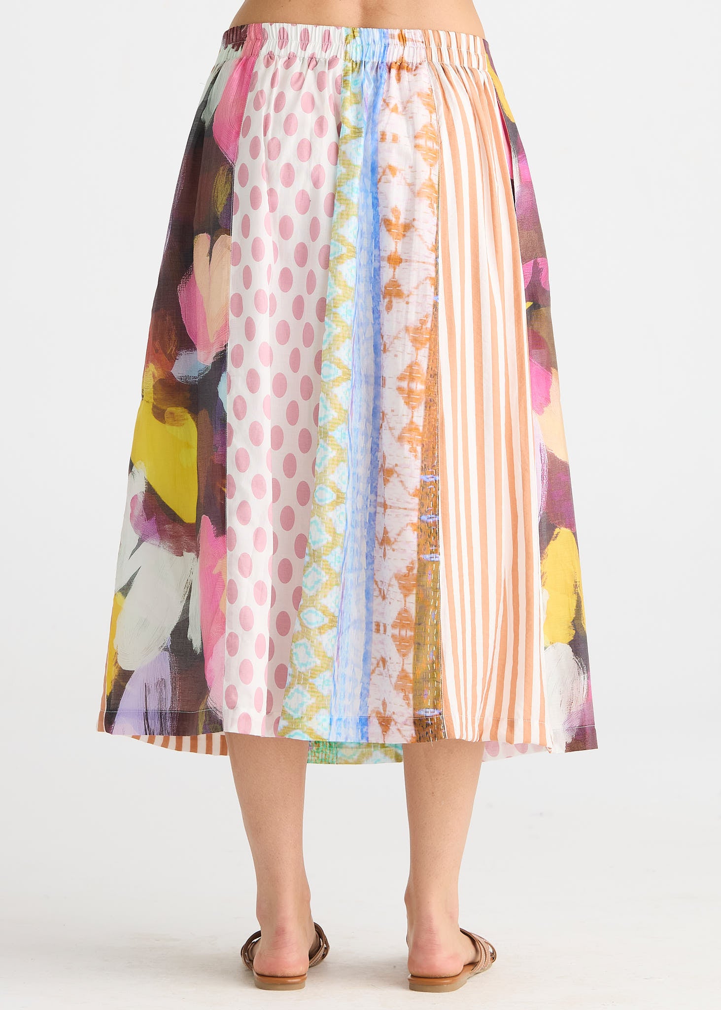 Pattern Clash Skirt