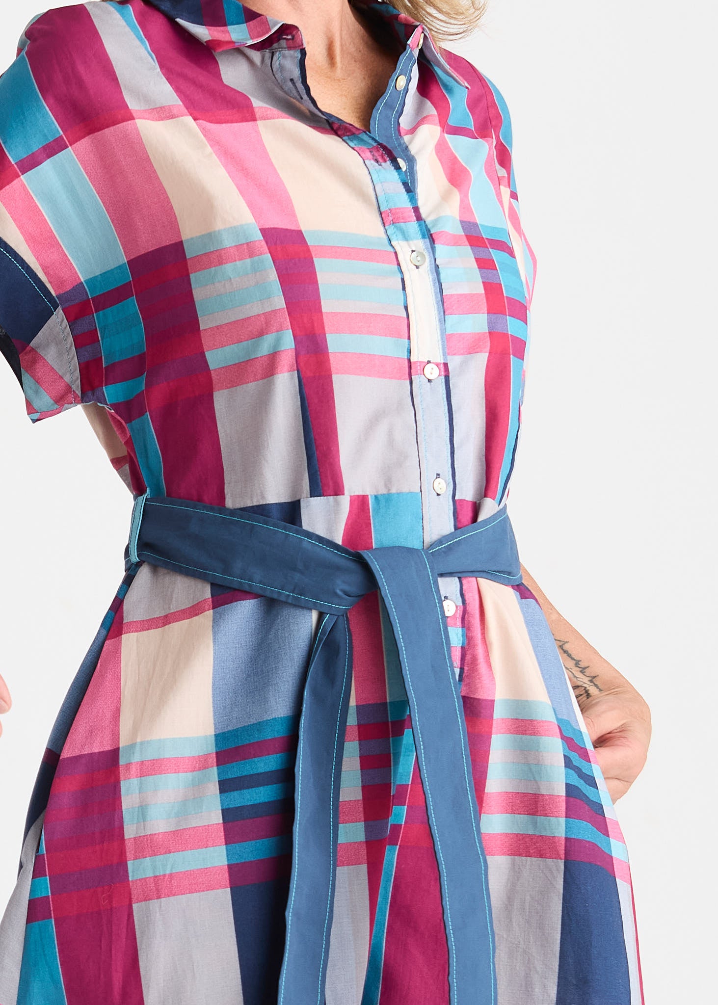 Checked Dress