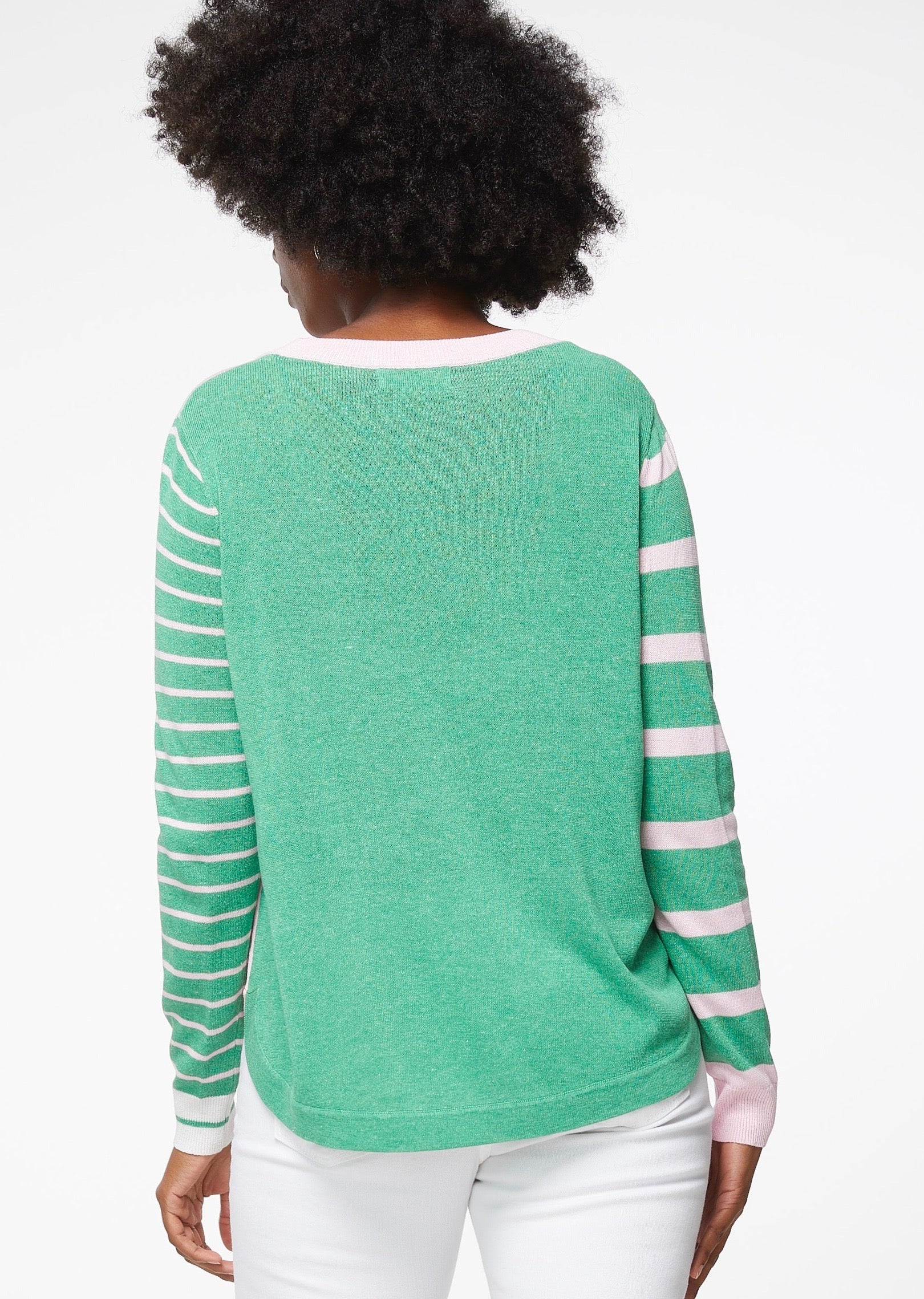 Stripe Sleeve Jumper